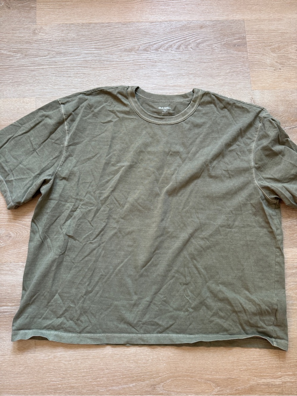 Old Navy Green Cropped T-Shirt